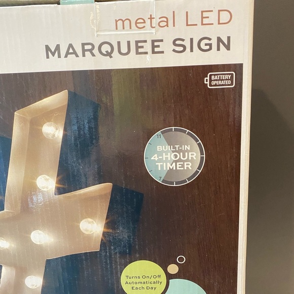 MARQUEE SIGN METAL LED - Picture 3 of 3